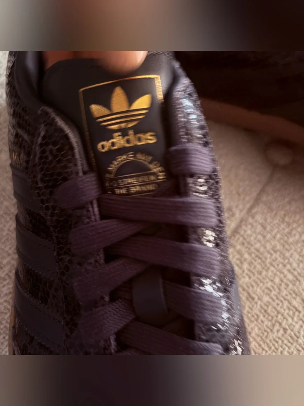 NWT Unisex Adidas Originals Black/Grey Faux Snakeskin Sz. 42 $135 Retail/SoldOut